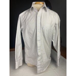 Faconnable Men's Button-Down Dress Shirt Cotton France - Size 15 1/2 L
